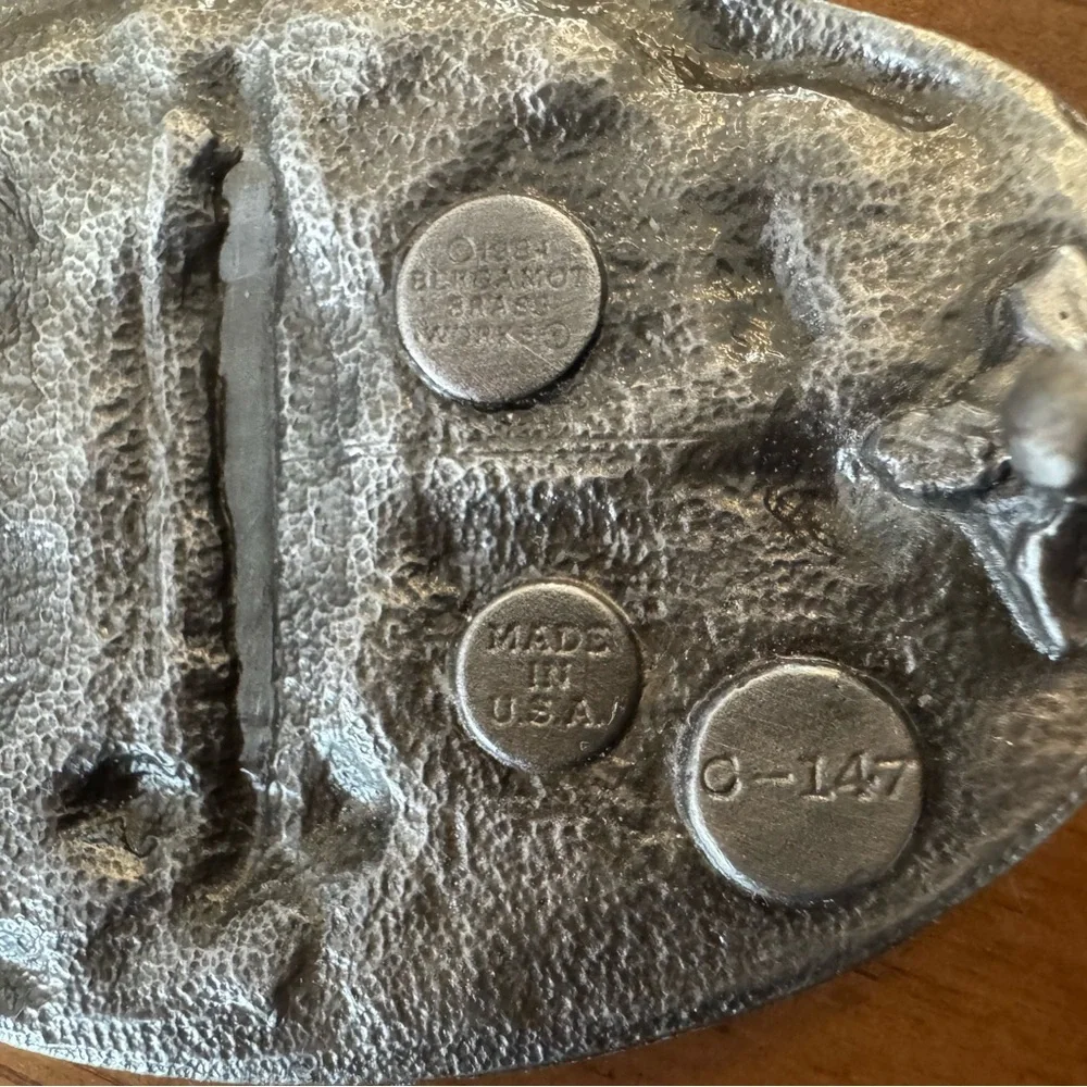Vintage Challenger Space Shuttle Belt Buckle